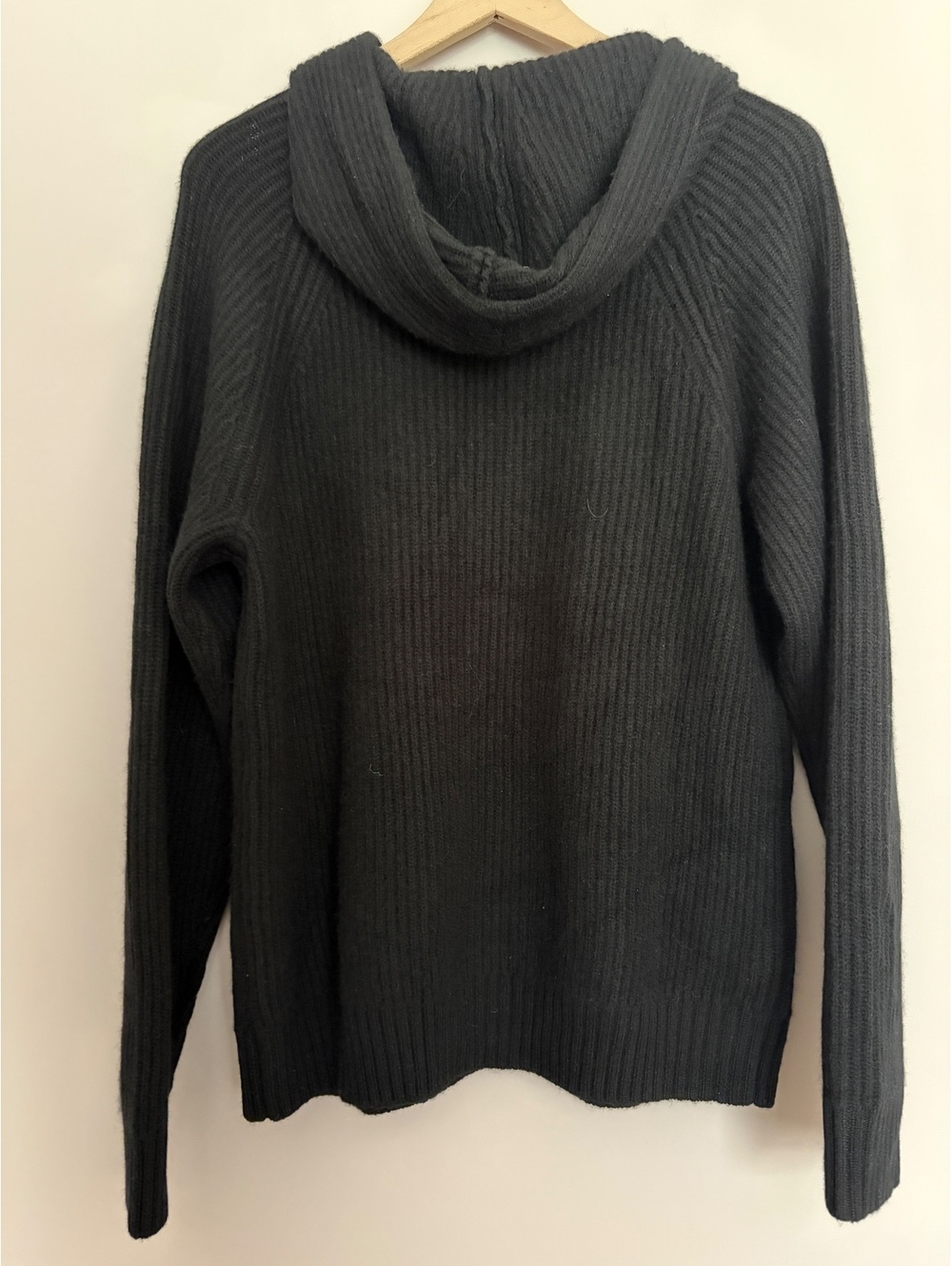 NWT Quince Men's Mongolian Cashmere Fisherman Pullover Hoodie Large - Picture 3 of 4